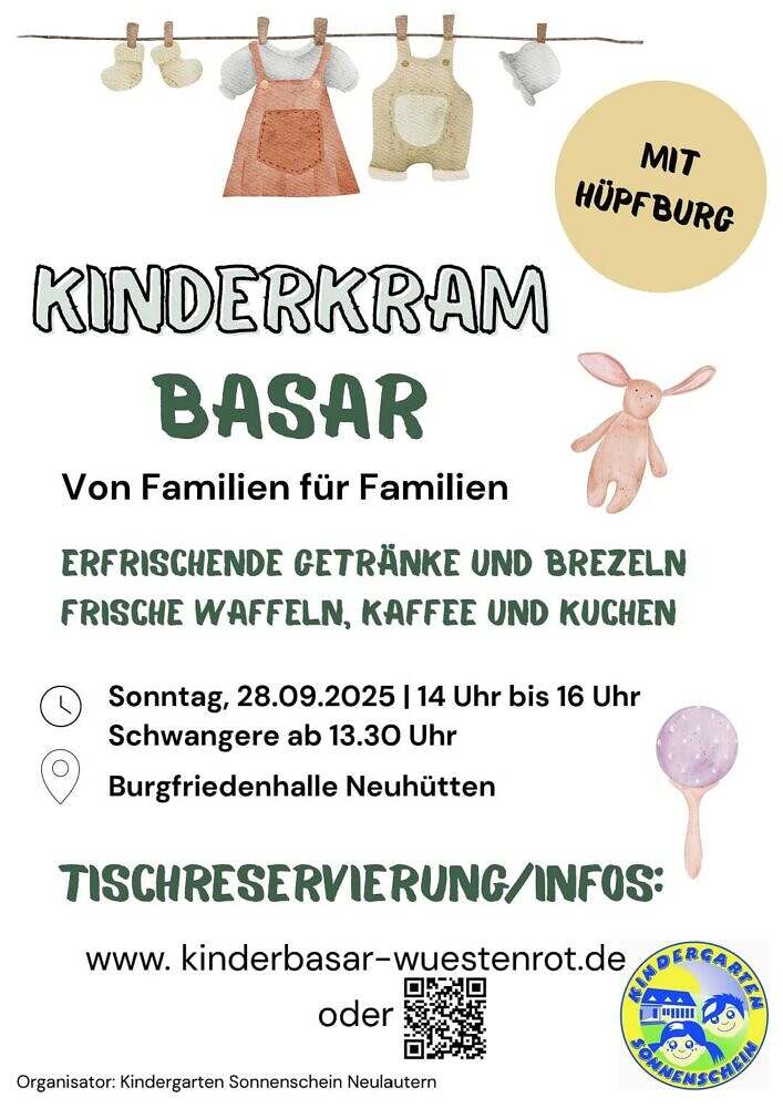 Kinderkram-Basar Wüstenrot-Neuhütten