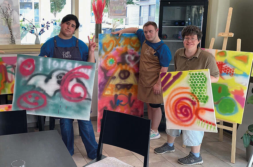 Inklusives Kunstatelier „Großartig“ am Start