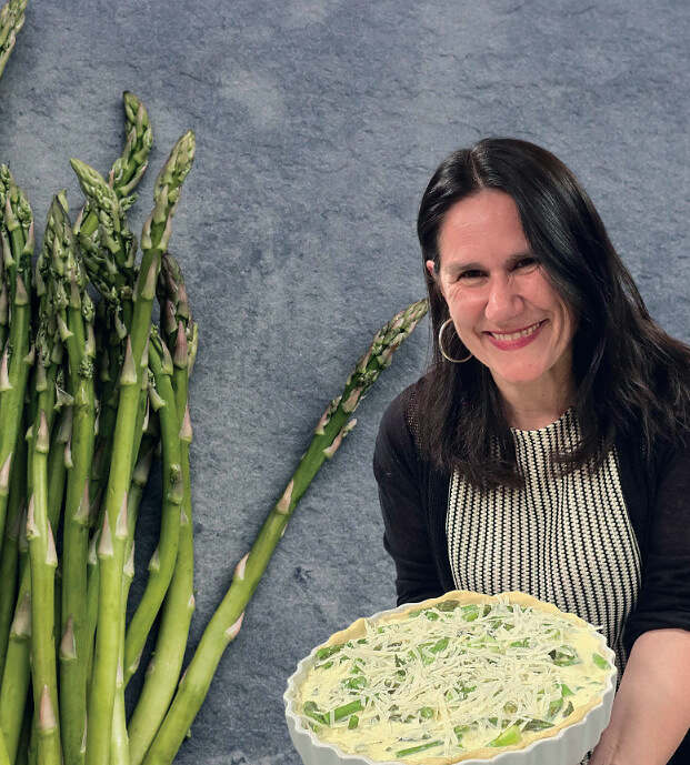 KochkisteSpargel-Quiche mit Schinken & Parmesan