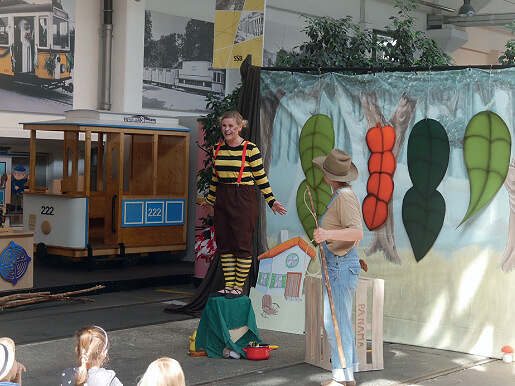 Sommerferienprogrammfür Kinder im Straßenbahn-museum Stuttgart