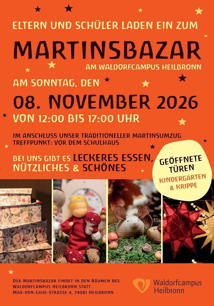 Martinsbazar am Waldorfcampus Heilbronn