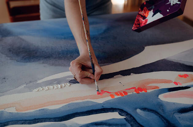 Lebe deine Kreativität im Atelier Blaue Stunde